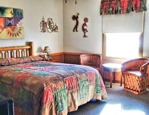 The Kokopelli Suite from The Overland Hotel